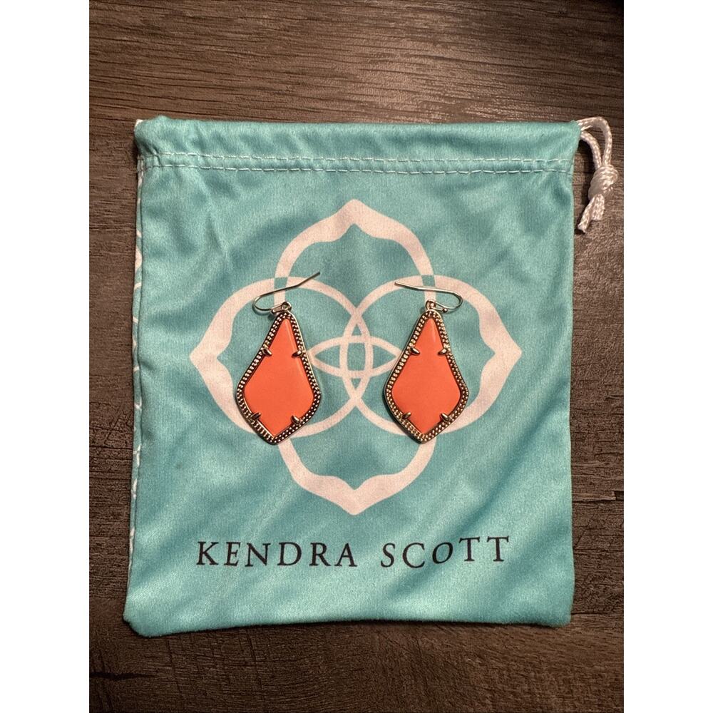 Kendra Scott Alex Earrings Coral Gold